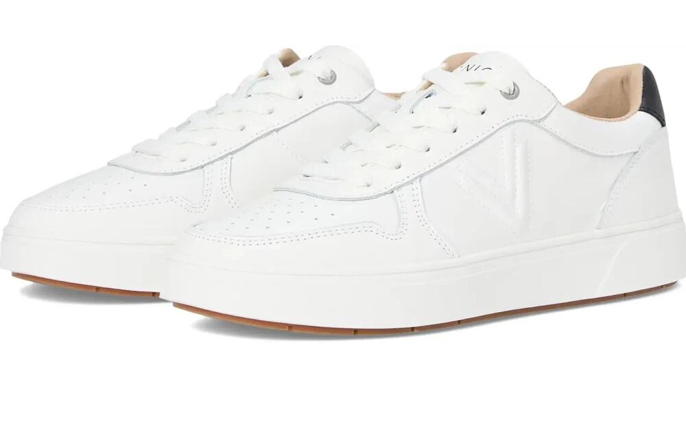 Vionic Womens Kimmie Casual Court Sneakers Size 10 M EU 41 White Leather NIB